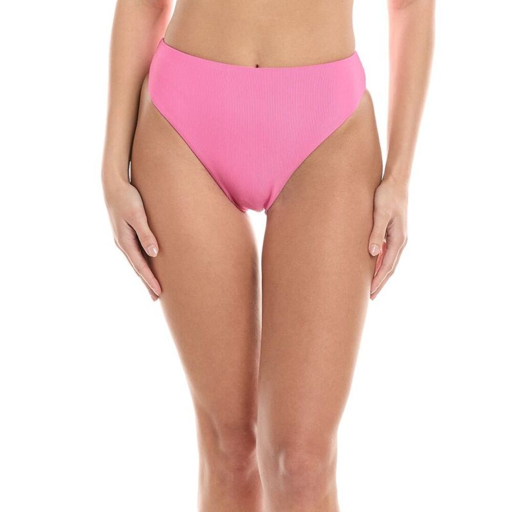 Vyb Womens Kimmy Vintage High-Waist Bikini Bottom, Pink